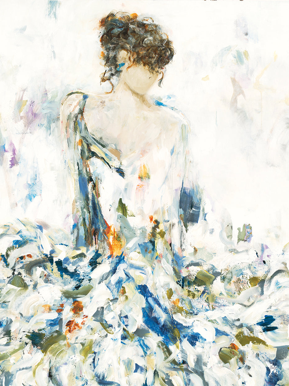 Found Memories III by Lisa Ridgers - handcrafted wall art work on large canvas & framed canvas prints, made to order