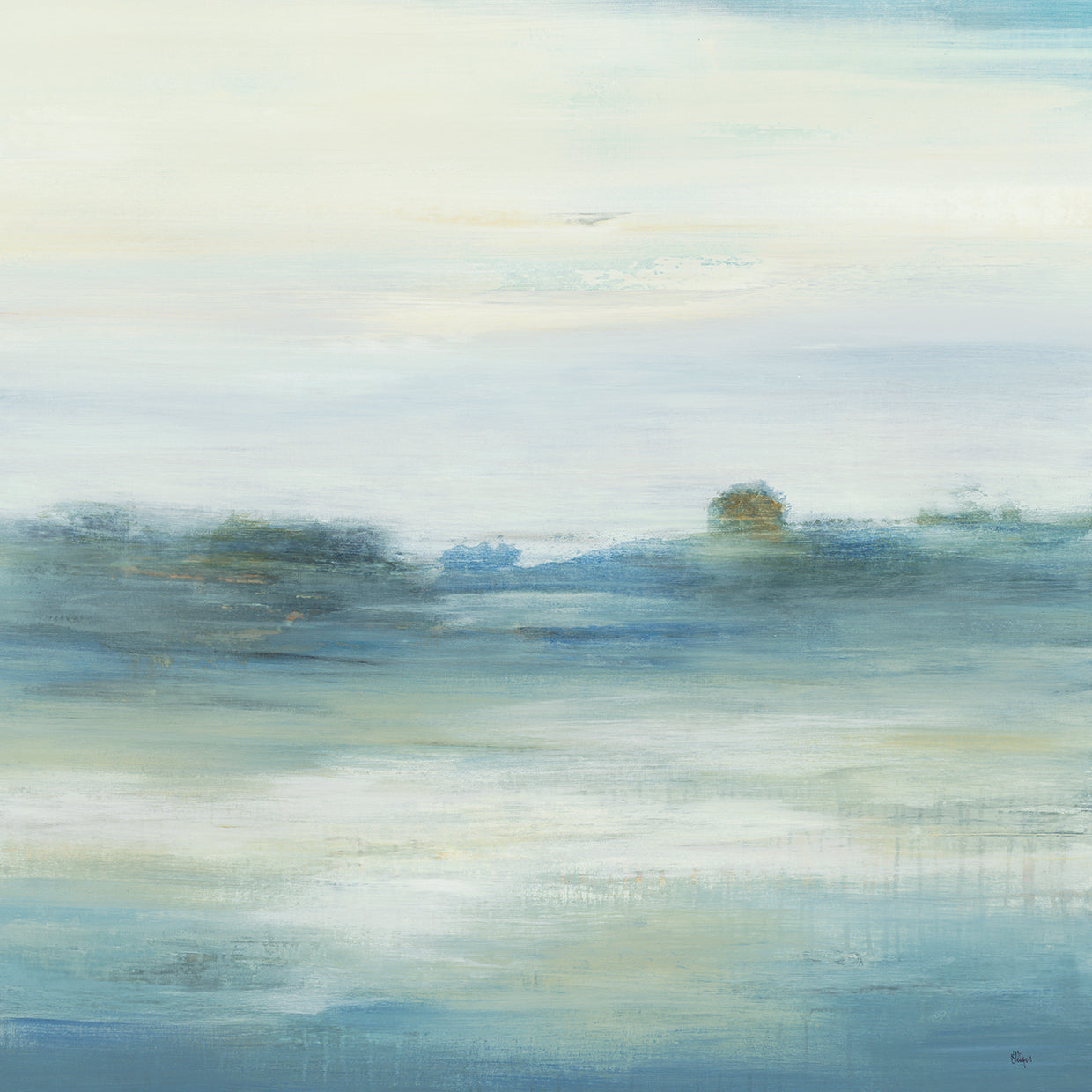 Soothing Scenery by Lisa Ridgers - museum quality wall art work on large canvas & framed canvas prints
