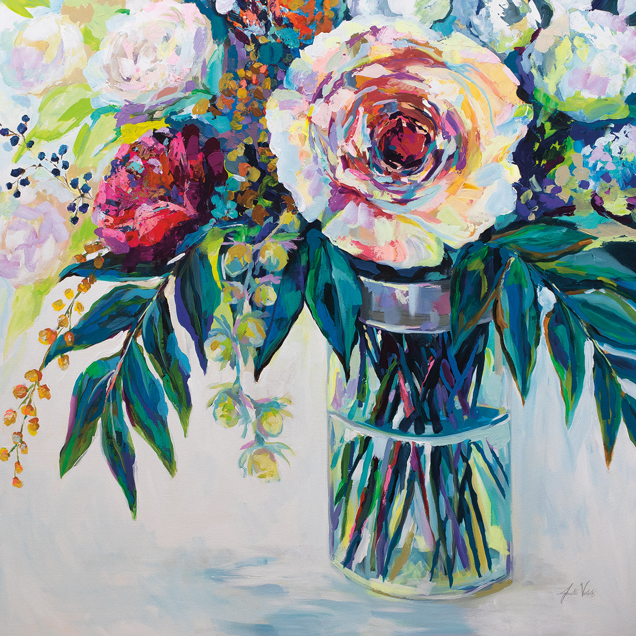 Elation by Jeanette Vertentes - lowest price wall art work on large canvas & framed canvas prints