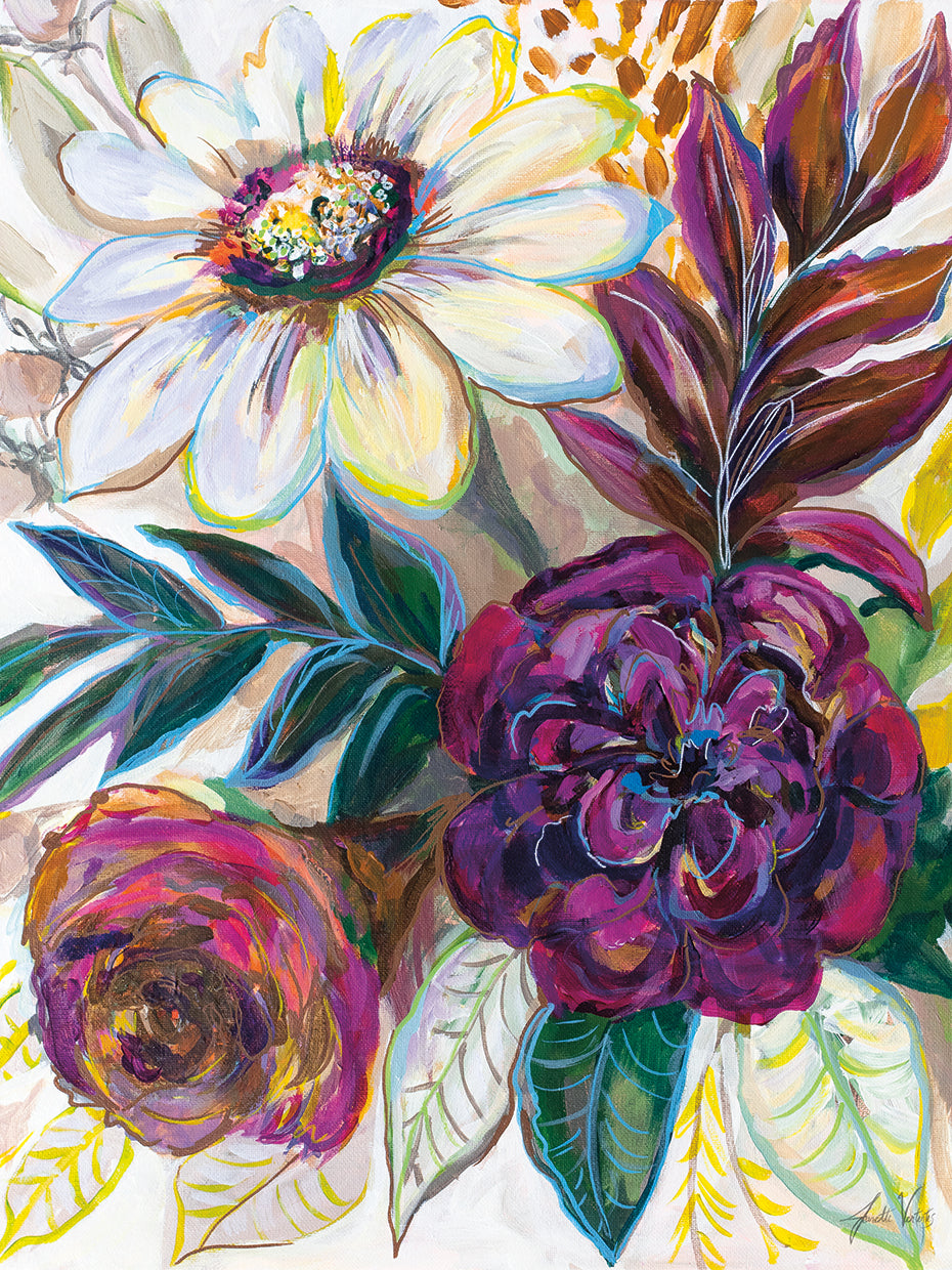 Festive Season II by Jeanette Vertentes - museum quality wall art work on large canvas & framed canvas prints