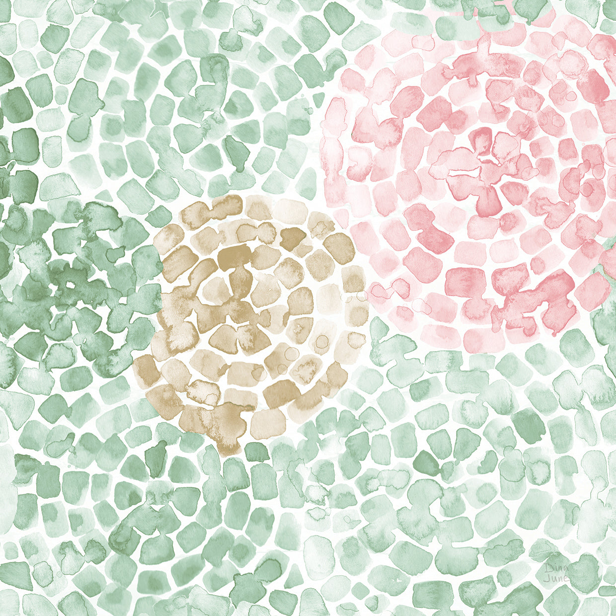 Boho Ride Pattern IV Blush