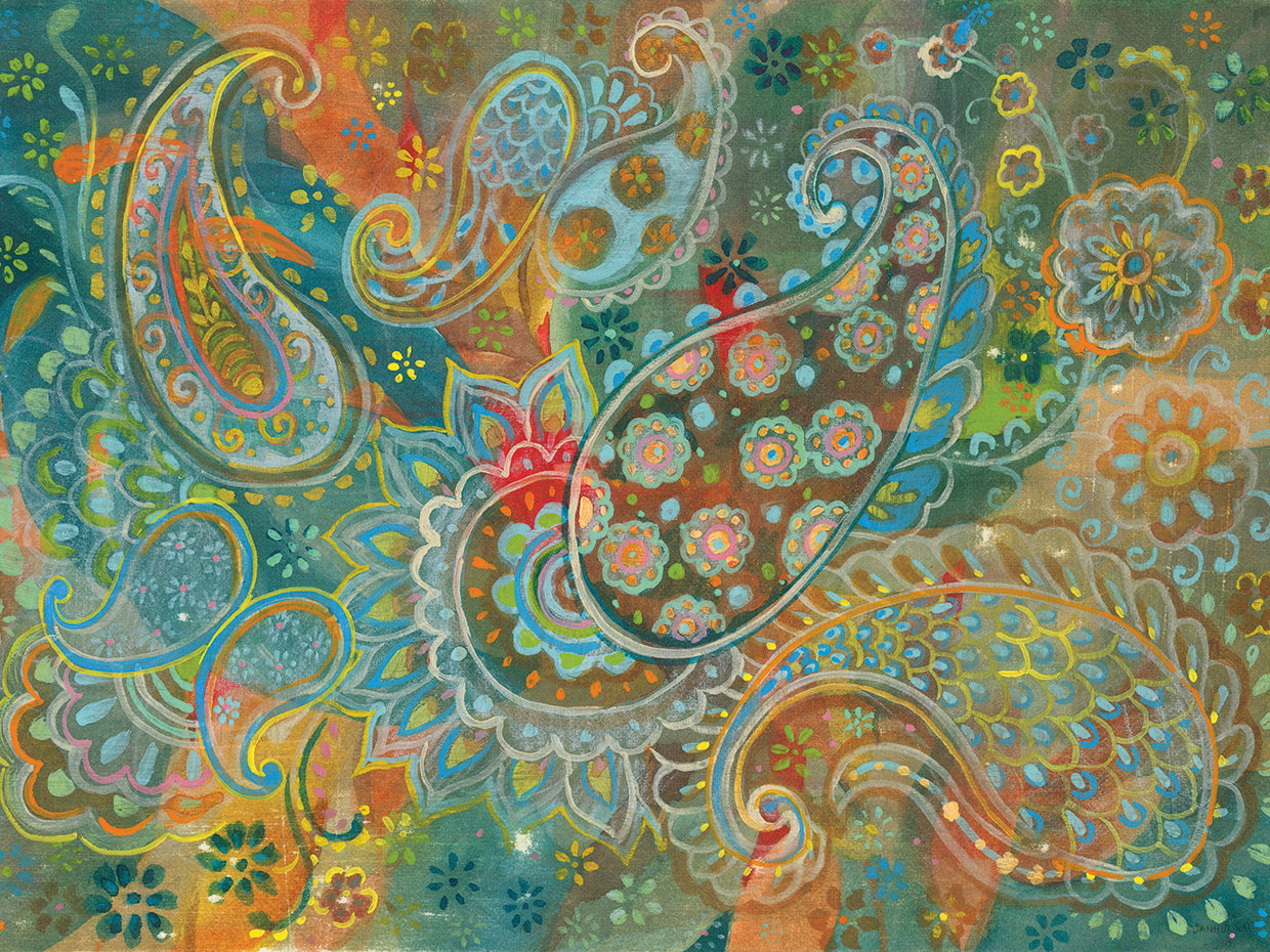 Cuadros en Lienzo Paisley Floral