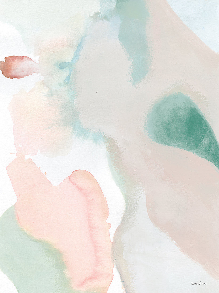 Sage and Pink Abstract IIs