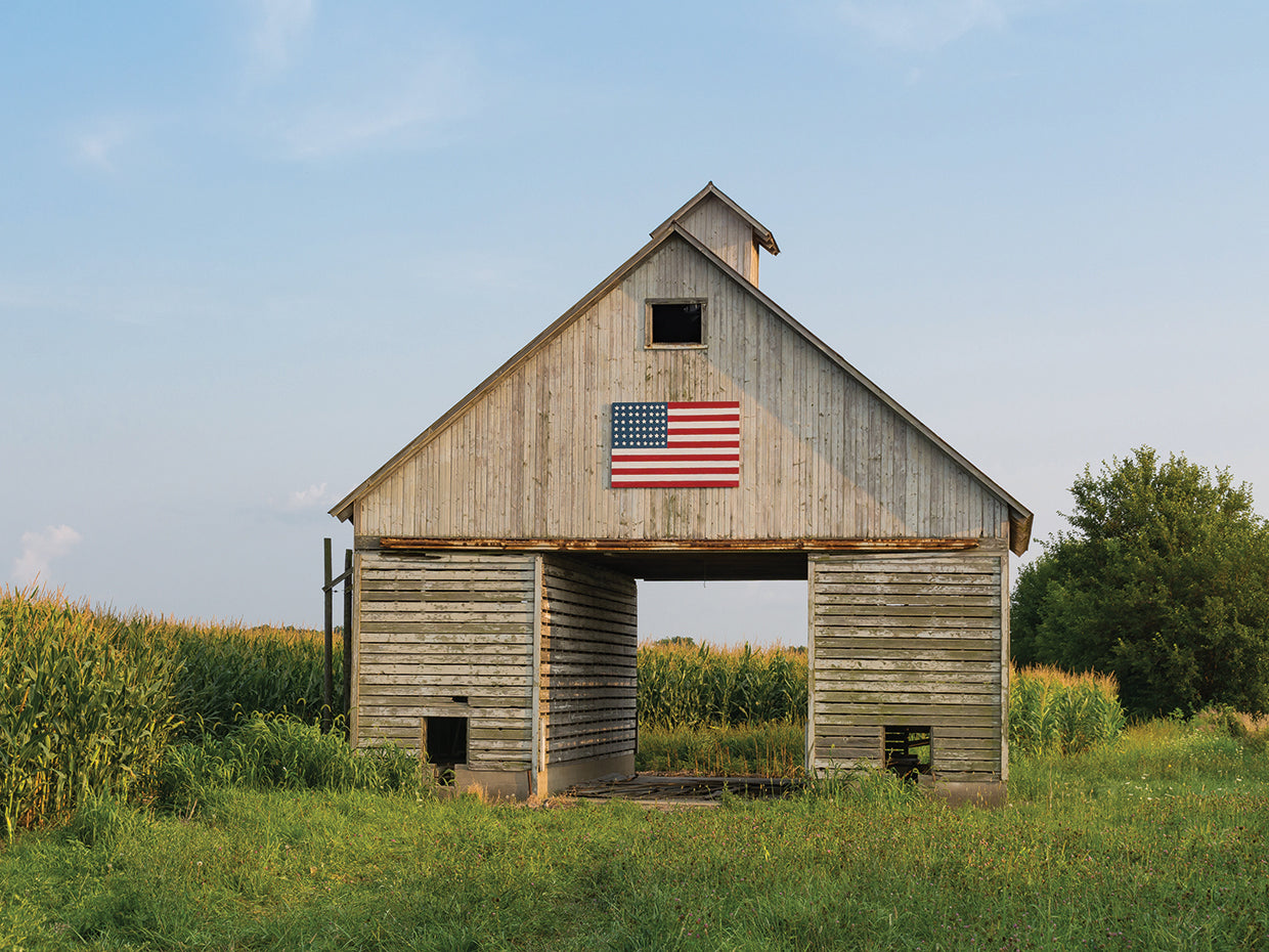 American Flag Barn