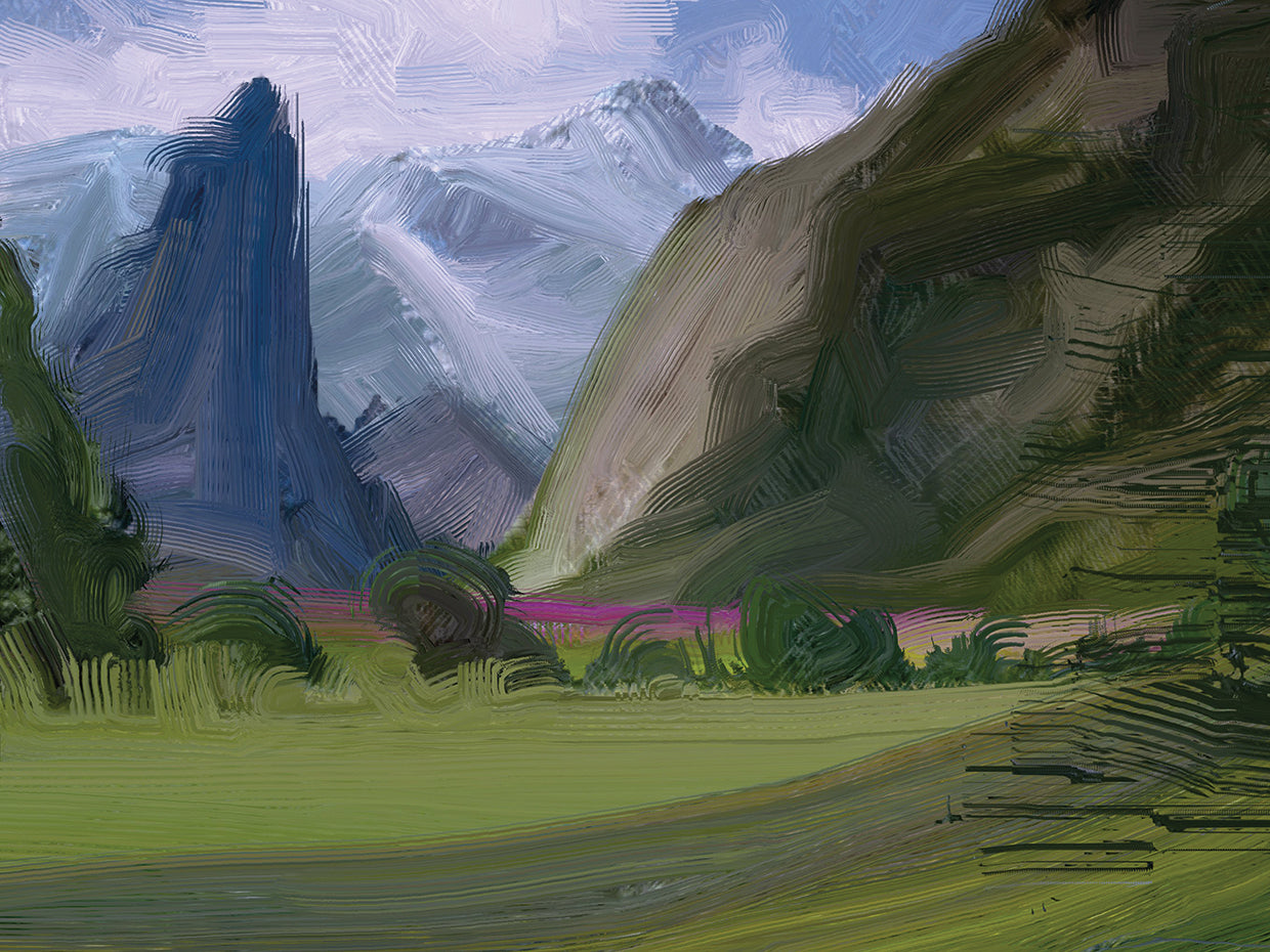 Blue Mountain Green Fields