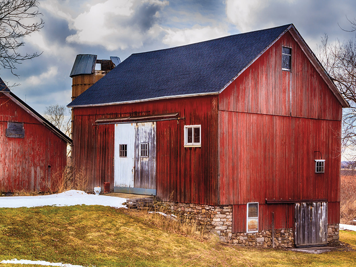 Stormy Weather Red Barn
