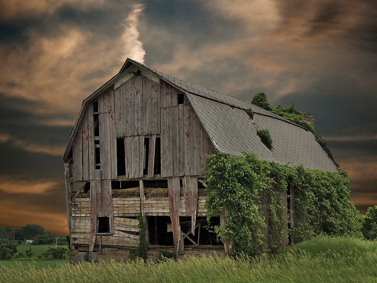 Stormy Colors Rustic Barn