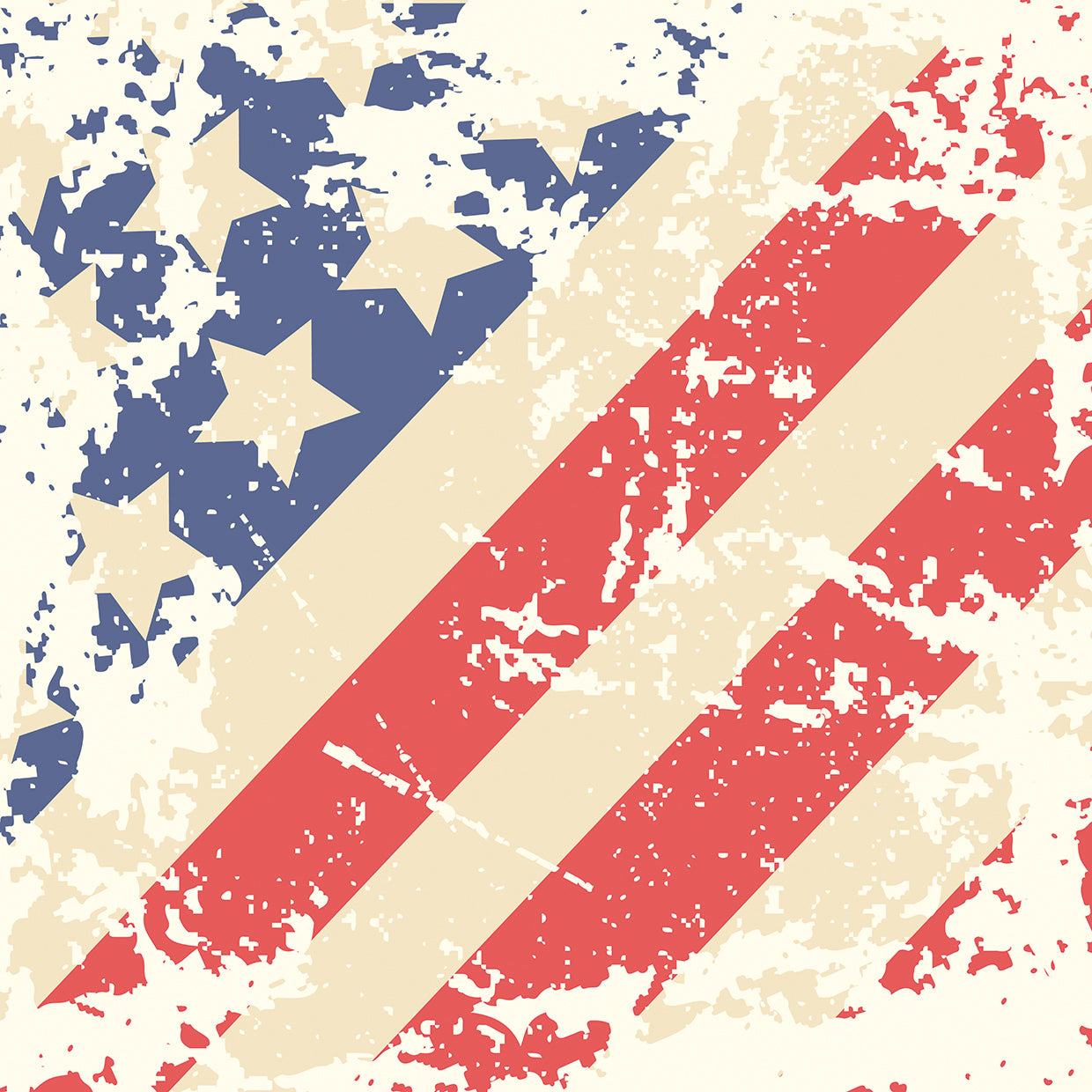 American Flag on an Angle