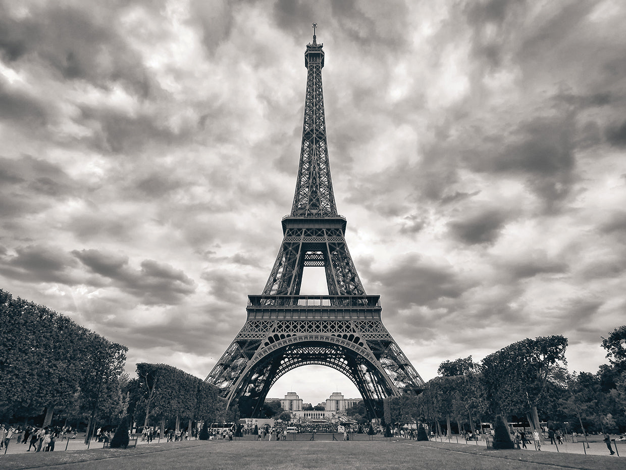 Eiffel Tower Clears the Clouds