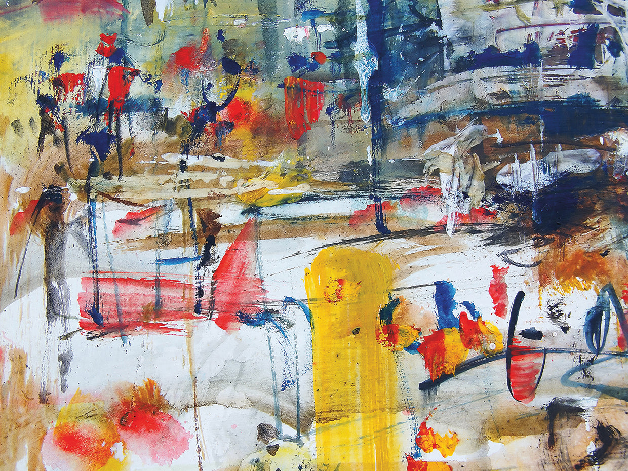 Bits of Color Boats in the Harbor