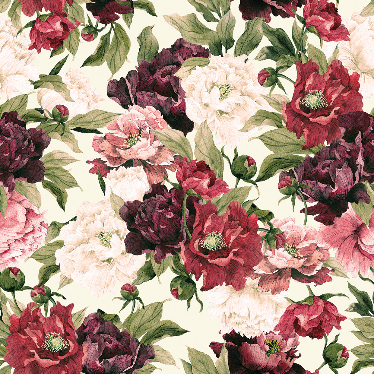 Arte de la lona del jardín de Jane Austen