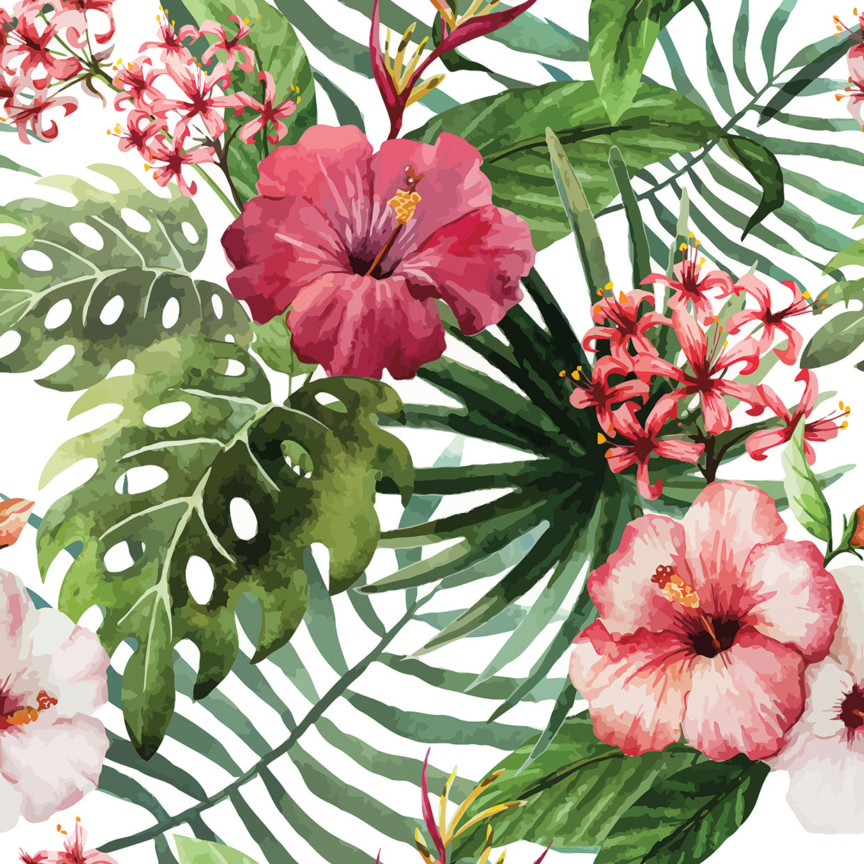 Arte de la lona del hibisco de Hilo Hawaii