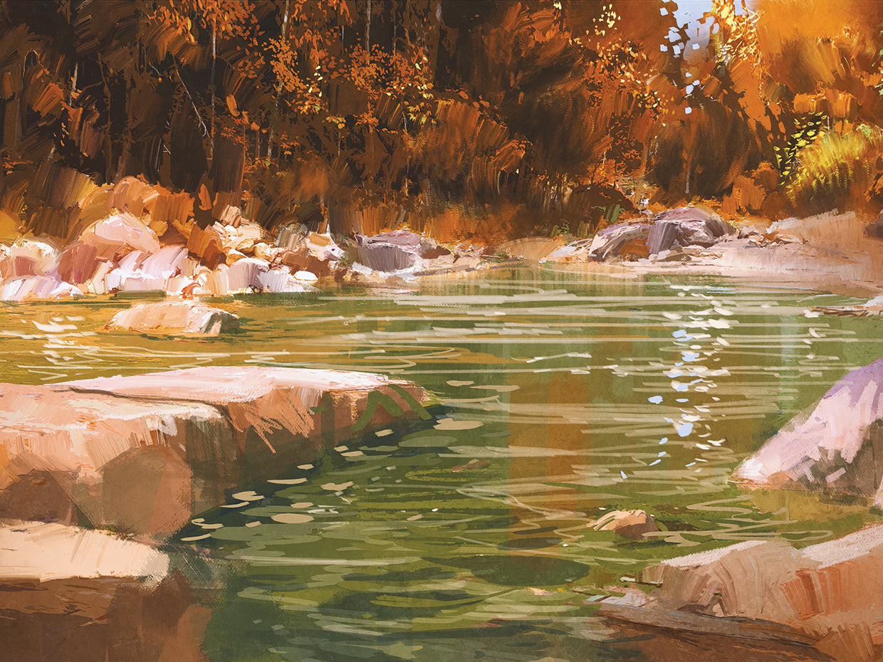 Rich Golds Autumn Creek