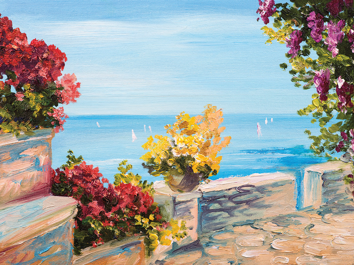 Sunny Mediterranean Terrace