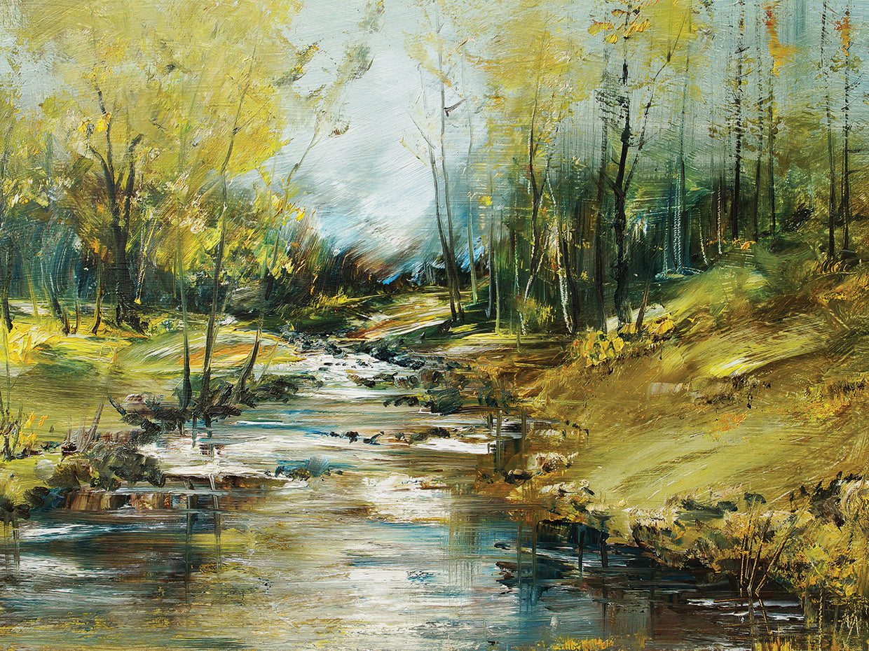 Stepping Stones Autumn River