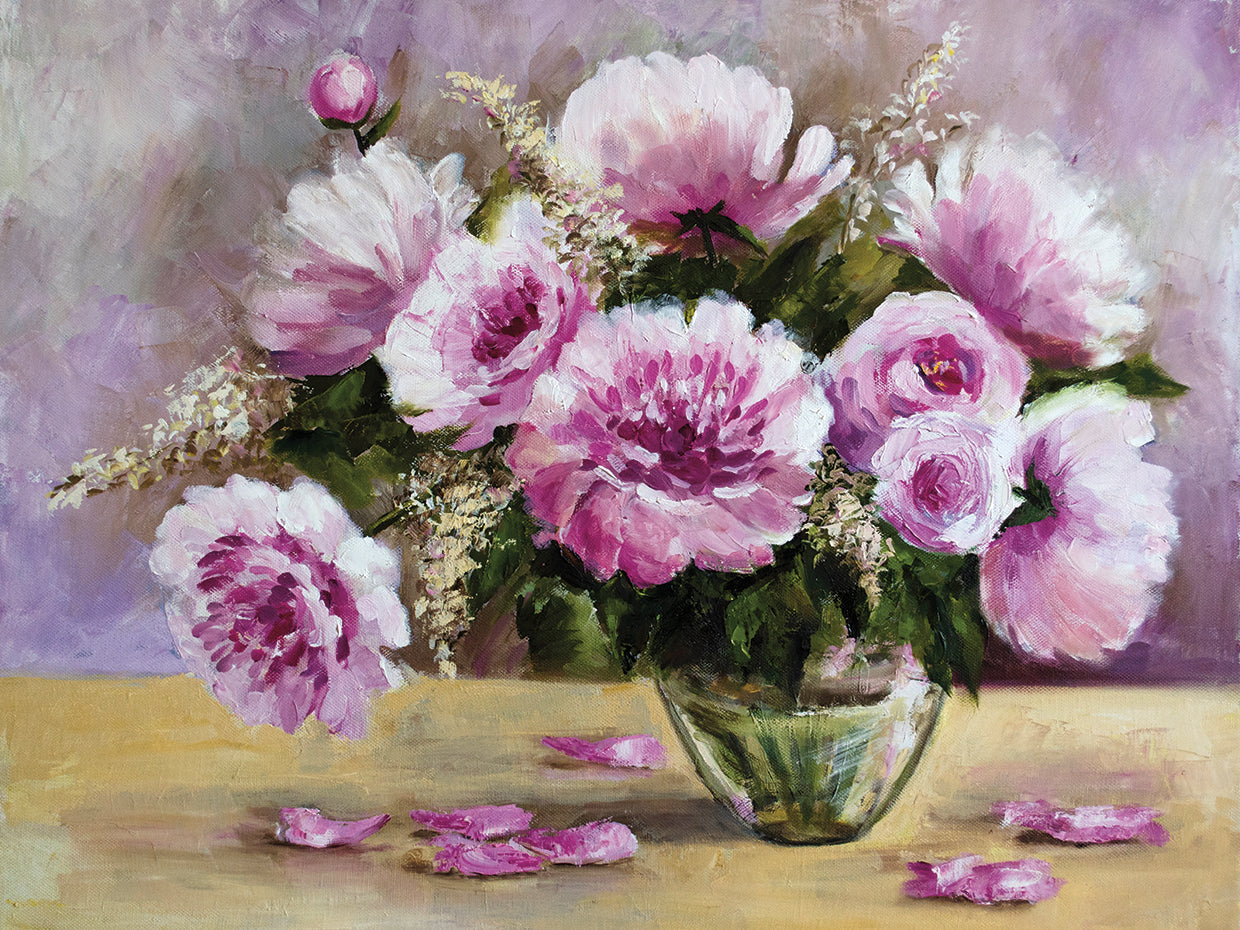 So Pleasing in Purple Peonies