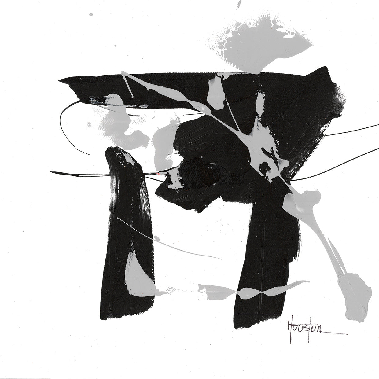 Luxe Additions Silver - highest quality handcrafted wall art work on large canvas & framed canvas prints by Dan Houston