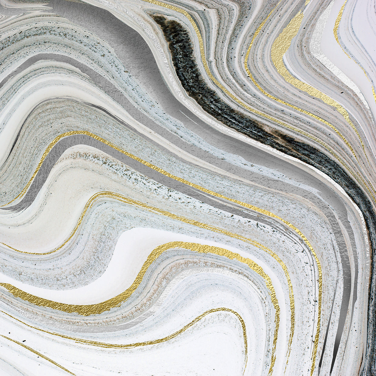 Marble - highest quality handcrafted wall art work on large canvas & framed canvas prints by Nikki Chu