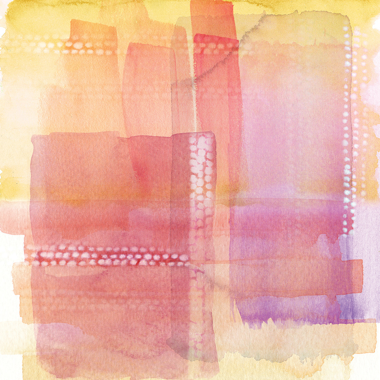 Pink Water Lines - highest quality handcrafted wall art work on large canvas & framed canvas prints by Nikki Chu