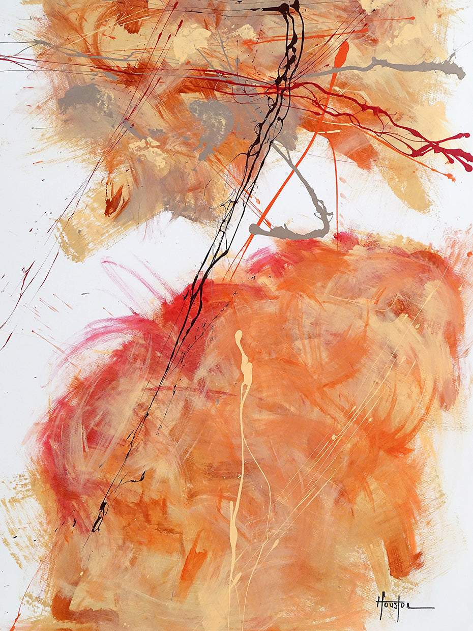 Galaxy Mars handcrafted art work on canvas or framed canvas prints by Dan Houston