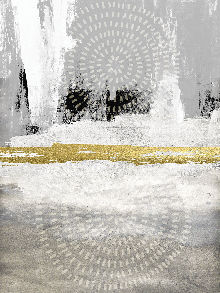 Grey & White Abstract handcrafted art work on canvas or framed canvas prints by Nikki Chu