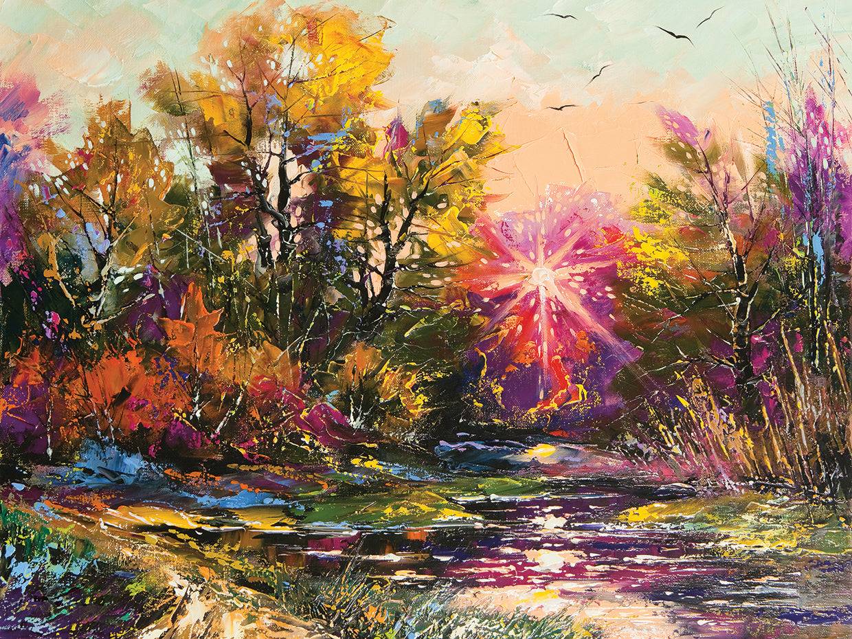 Autumn Purple Flashdance