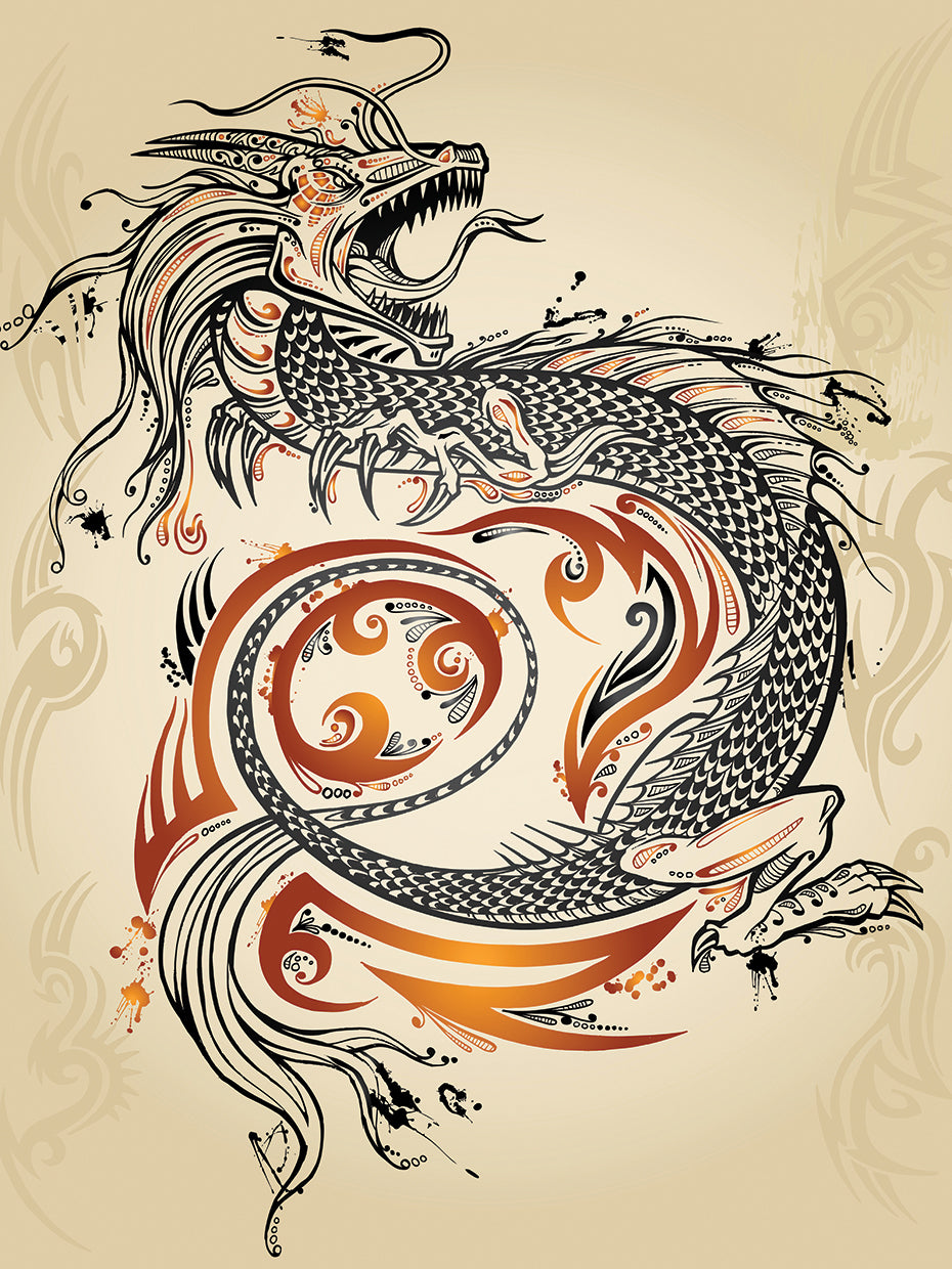 Dragon Doodle Tattoo