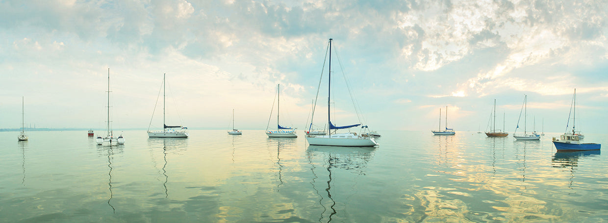 Turquoise Morning Harbor