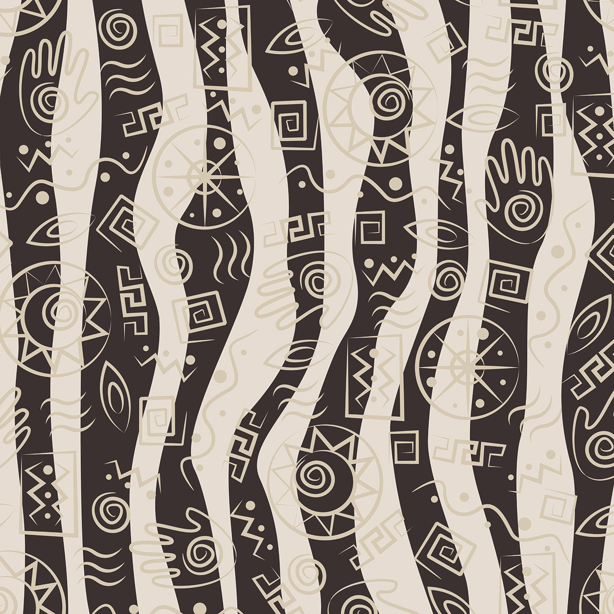 Wheel in the Sky Tribal Pattern