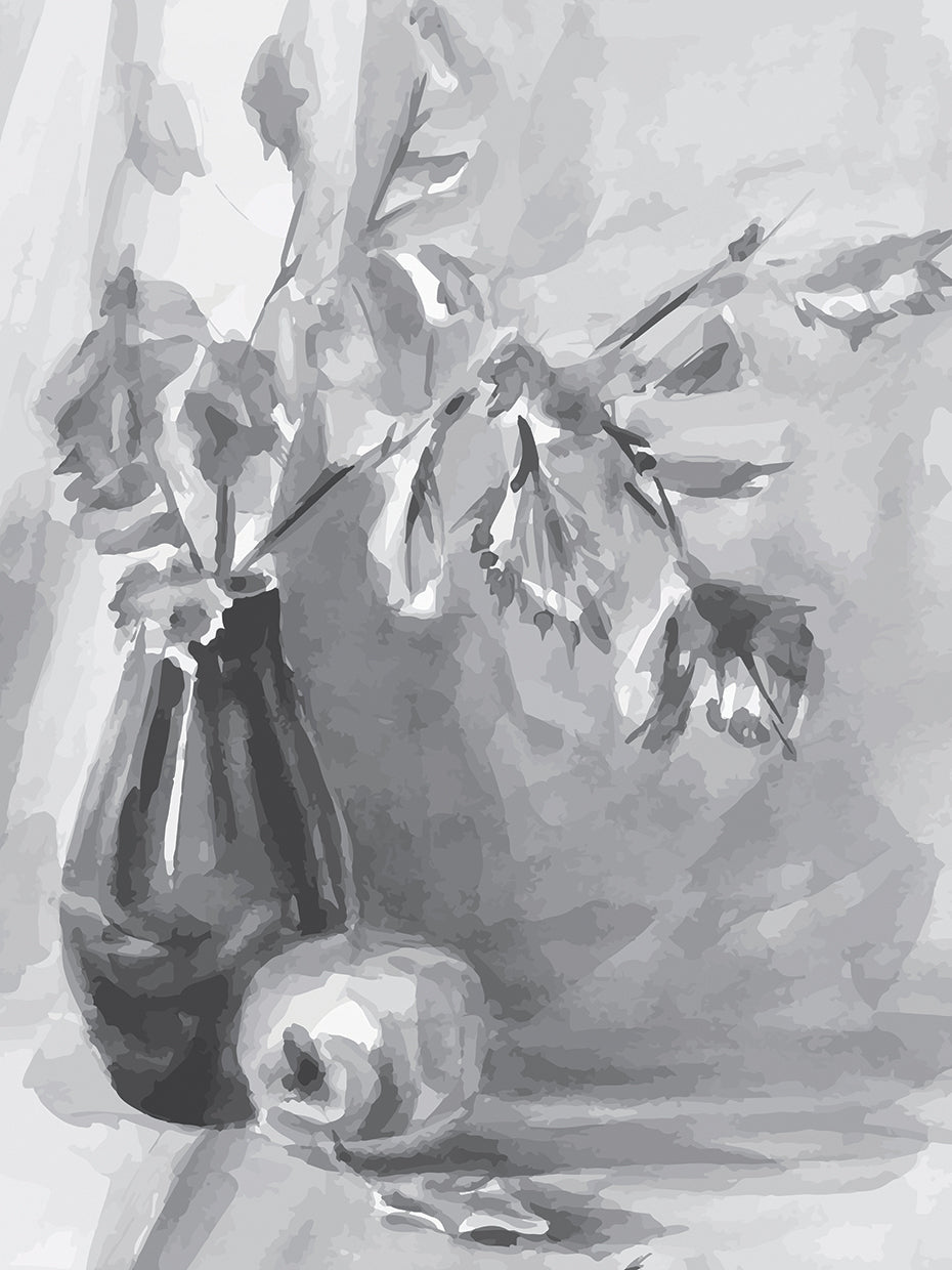 Soft Grey Washed Still Life