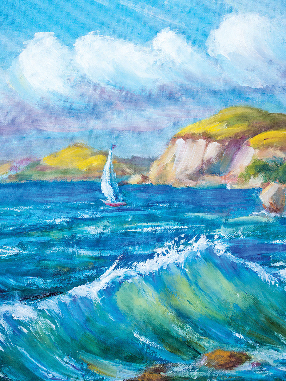 Sailing Around Big Wave Cove