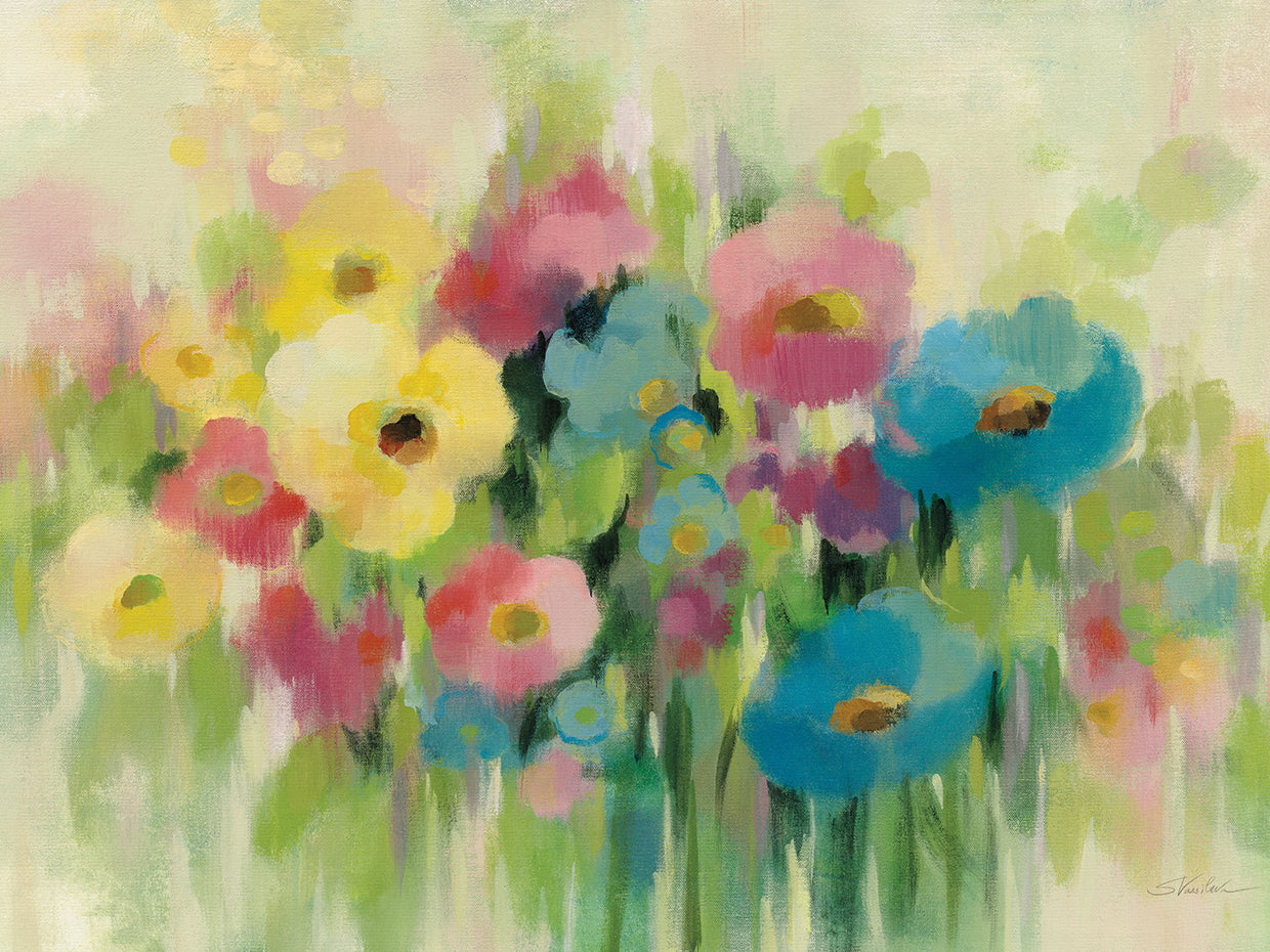 First Spring Flowers by Silvia Vassileva art work on canvas or framed canvas prints