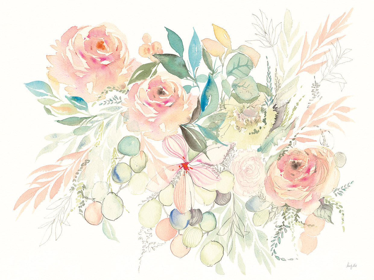 Watercolor Blossom I