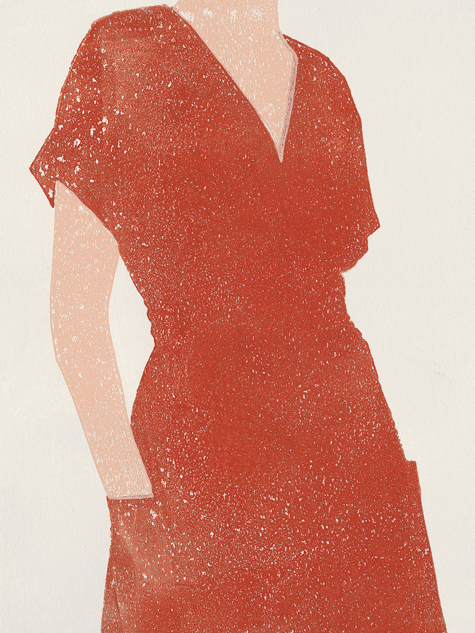 All Dressed Up I by Moira Hershey art work on canvas or framed canvas prints