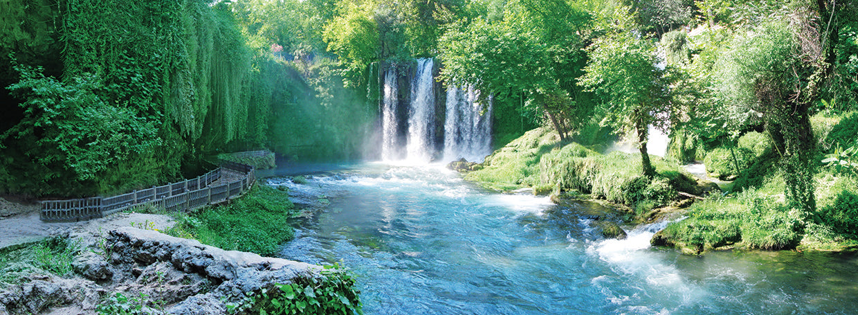 Azure Shimmer Waterfalls