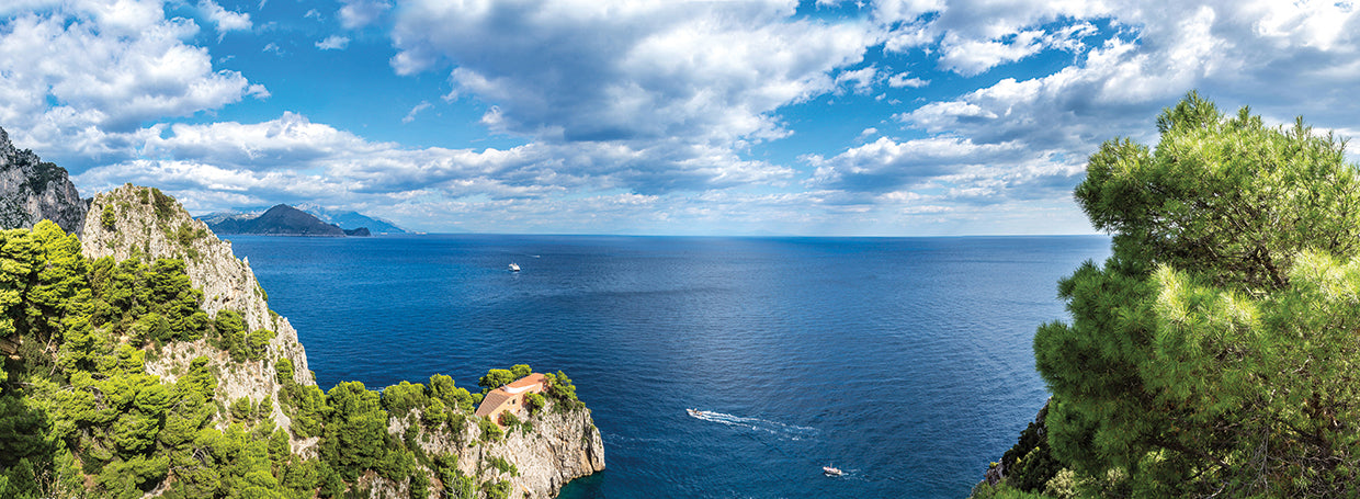Cala de Capri azul cristalino Lienzo