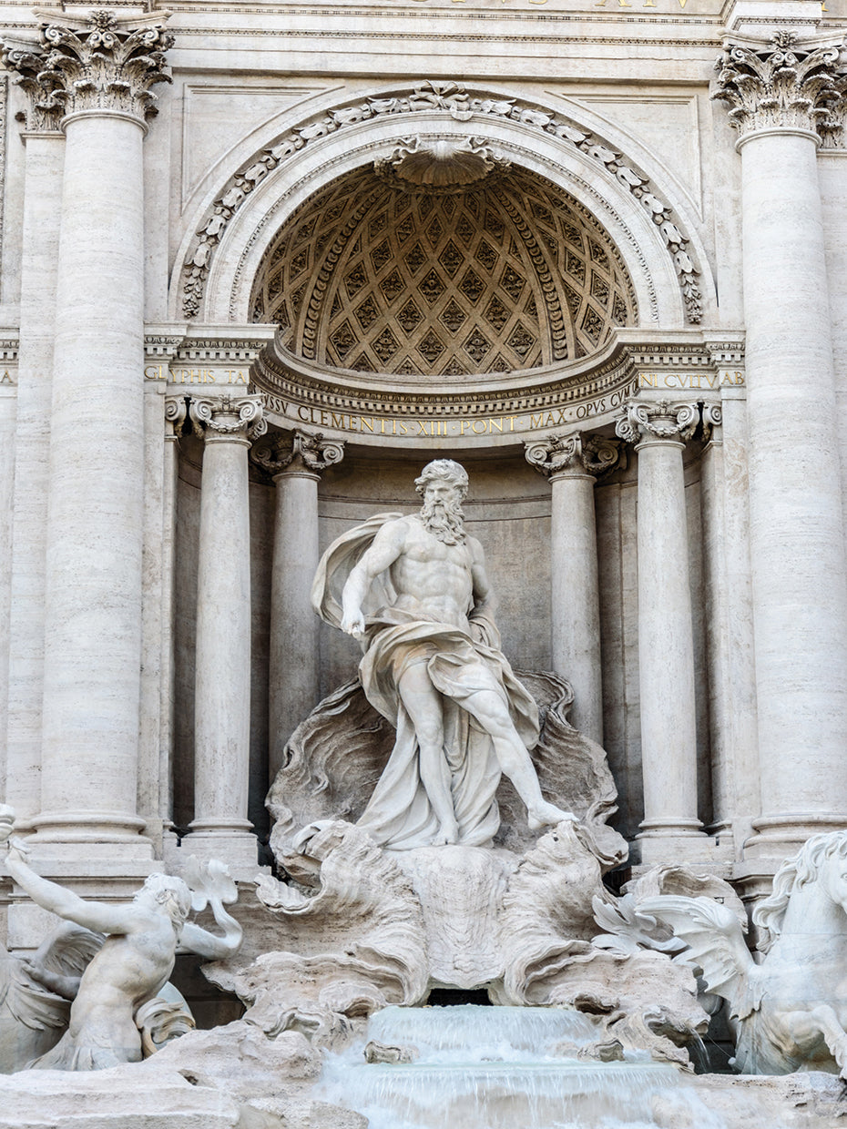Marble Trevi Fountain Rome