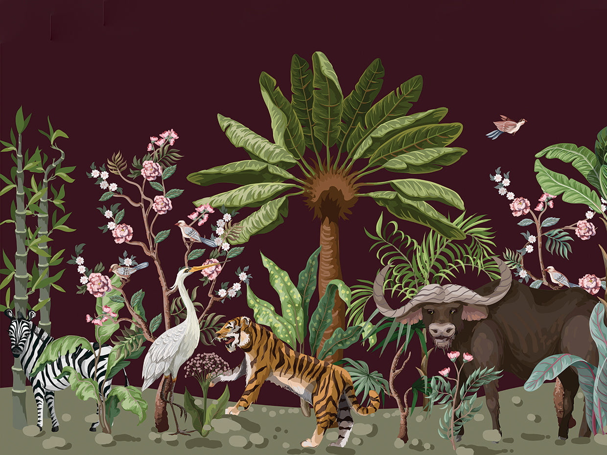 Purple Jungle Wildlife