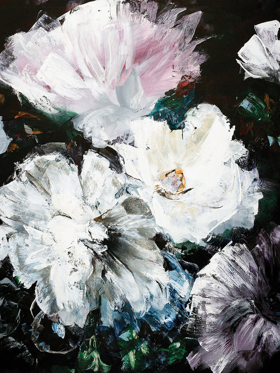 Lienzos Flores de tonos suaves