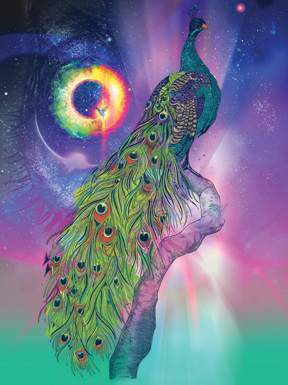 Cosmic Peacock