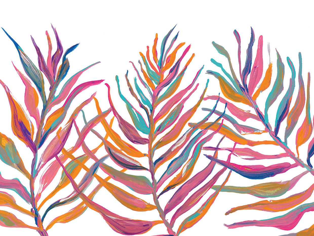 Colorful Palm Leaves IV