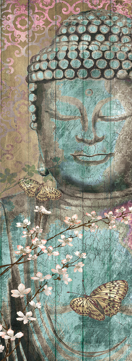 Floriental Buddha Wall Art by Conrad Knutsen | Fine Art Canvas
