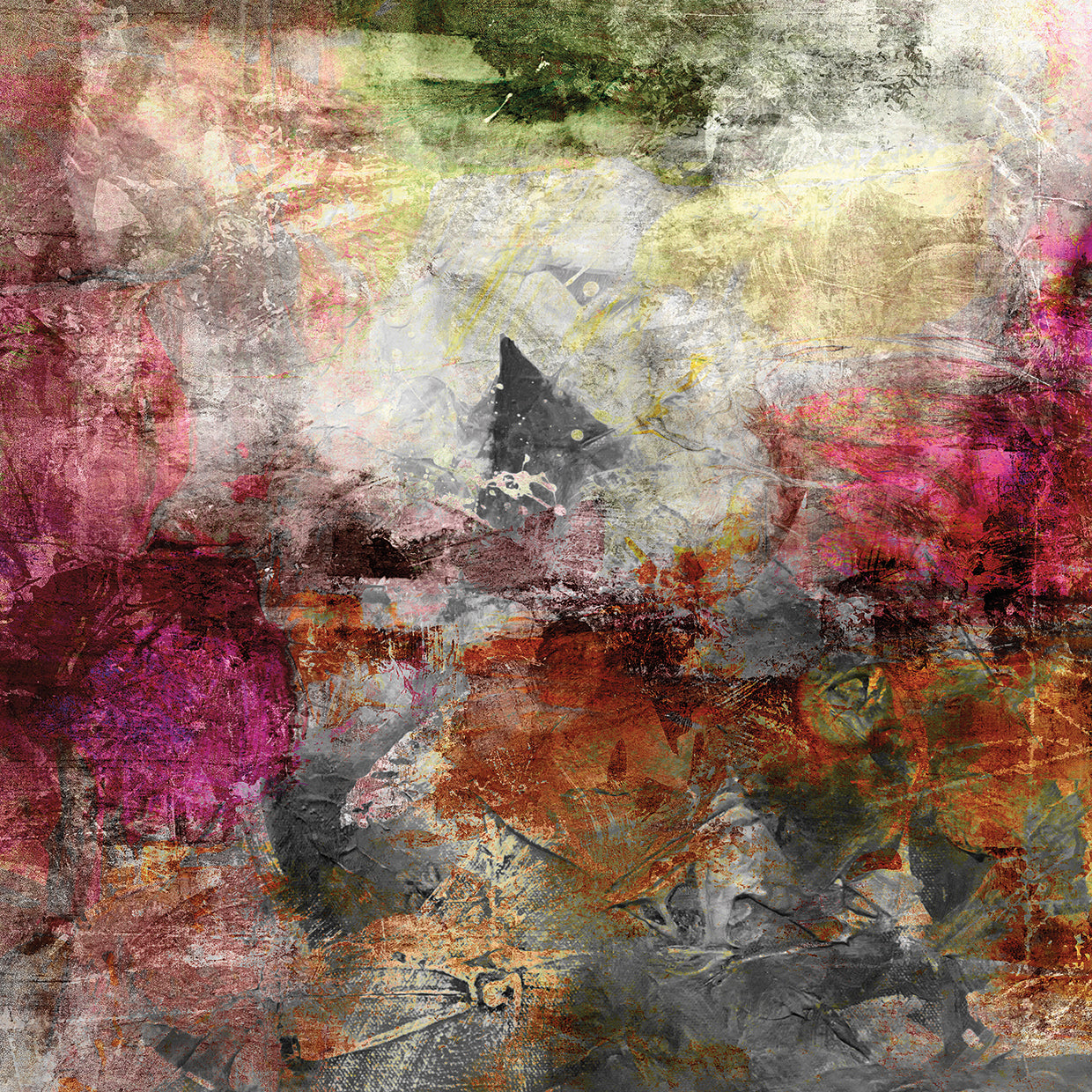 Sugar Plum Silver Abstract