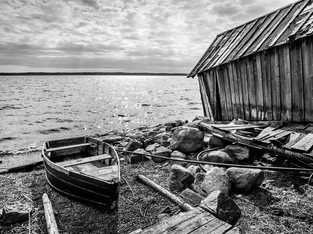 Rustic Russian Rowboat