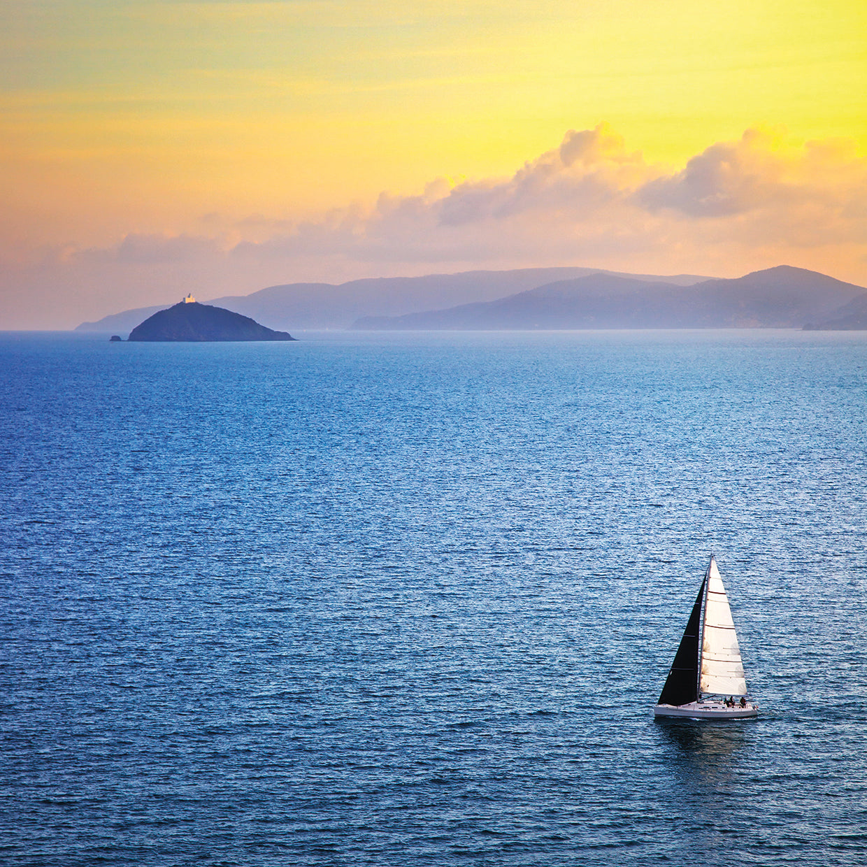Sunset Sailing Mediterranean