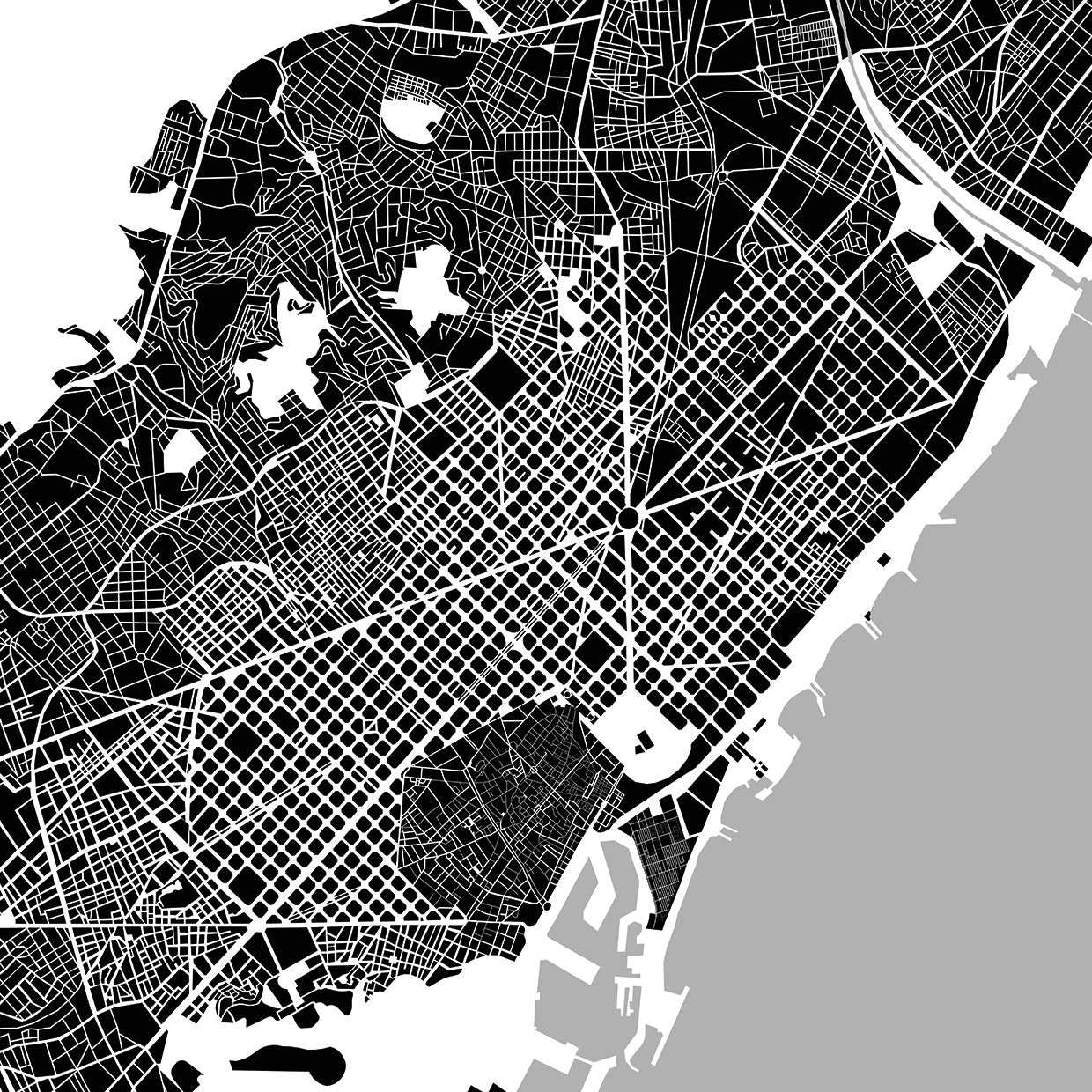 Barcelona City Map