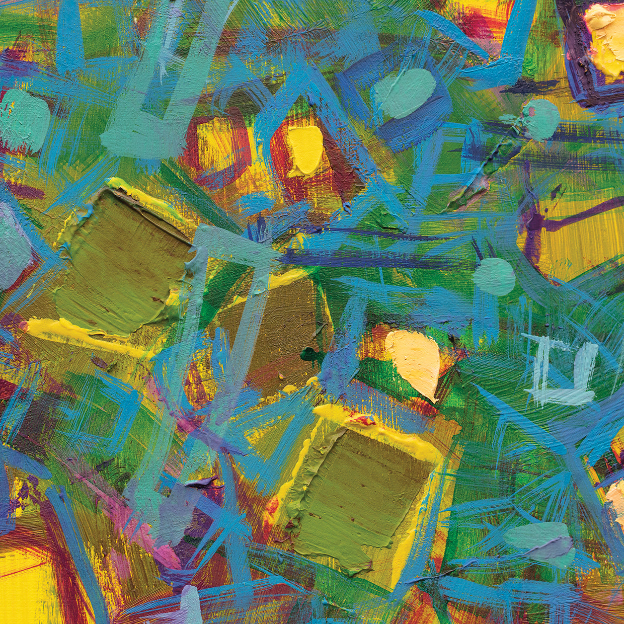 Too Cool Squares Abstract