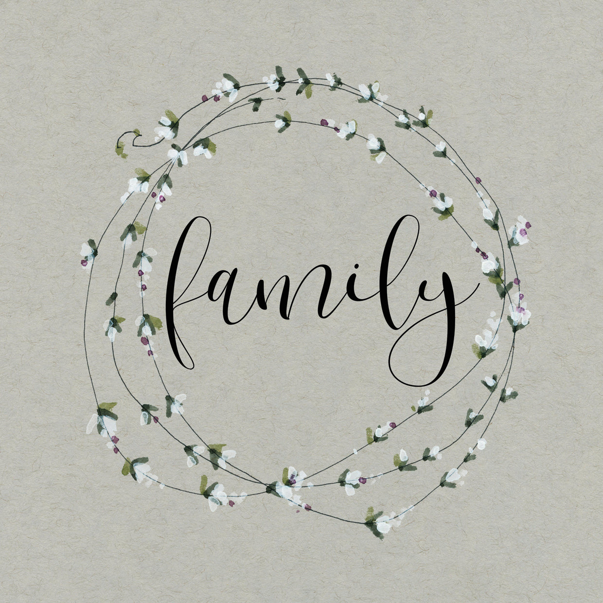 Bouquet of Grace Family Wreath