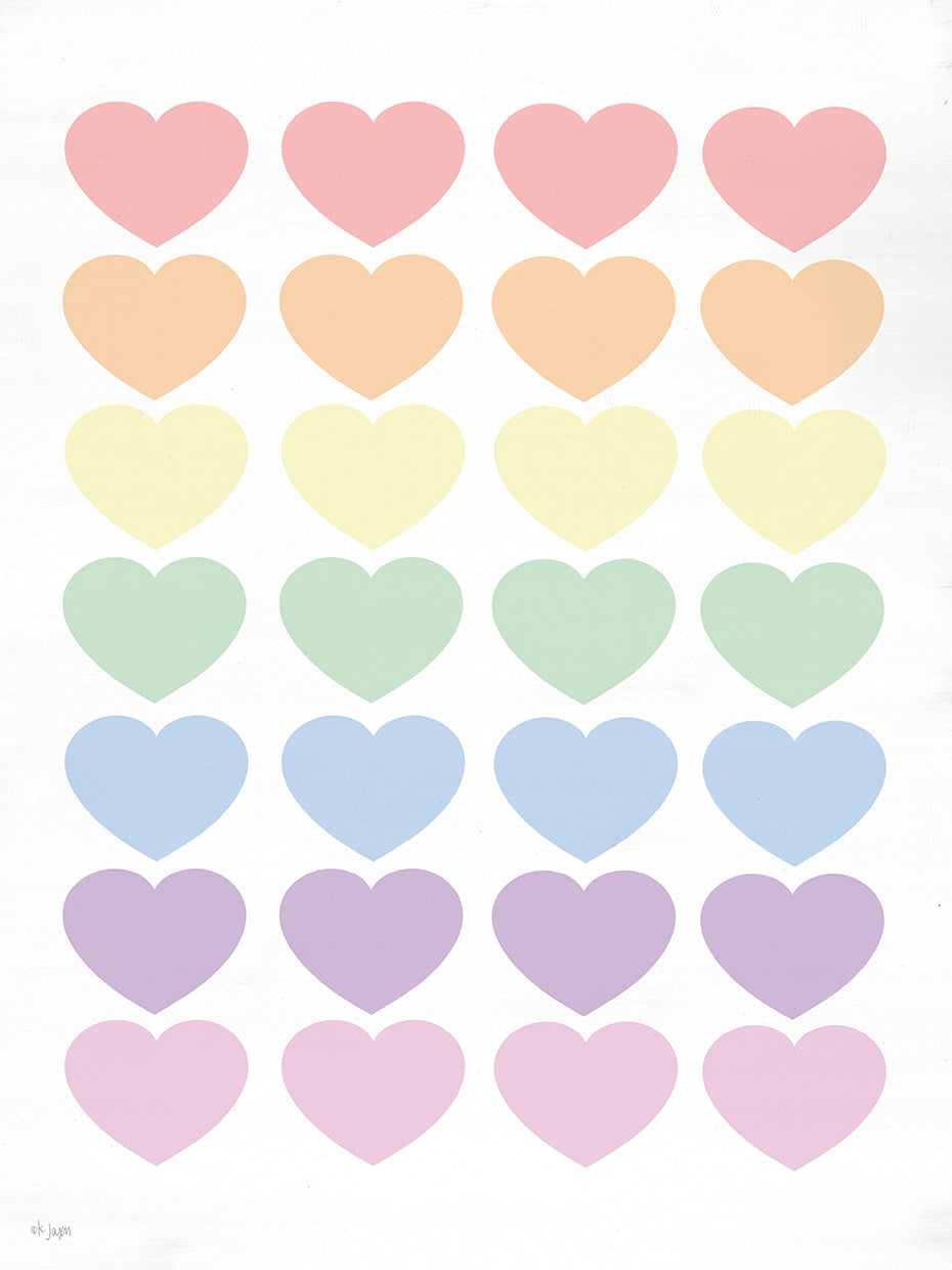 Pastel Hearts