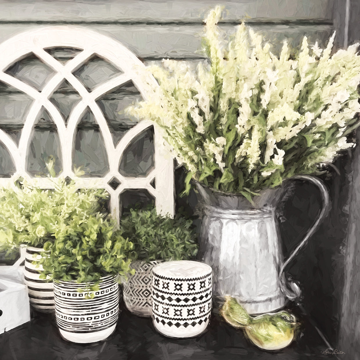 Black and Green Still Life